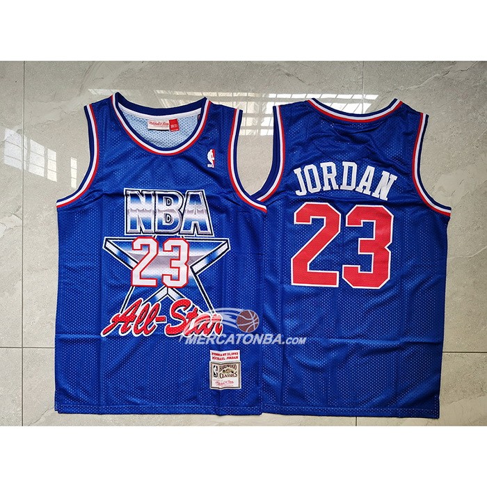 Maglia All Star 1993 Michael Jordan Blu